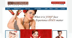 Desktop Screenshot of facetechniques.com