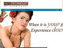 Tablet Screenshot of facetechniques.com